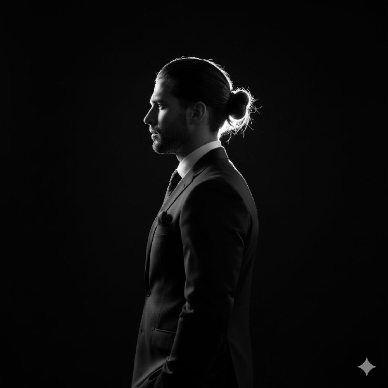 پرامپت A hyper realistic and minimalistic man...