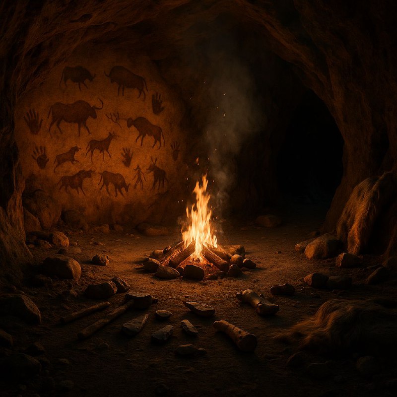 پرامپت طراحی عکس به سبک غار و...