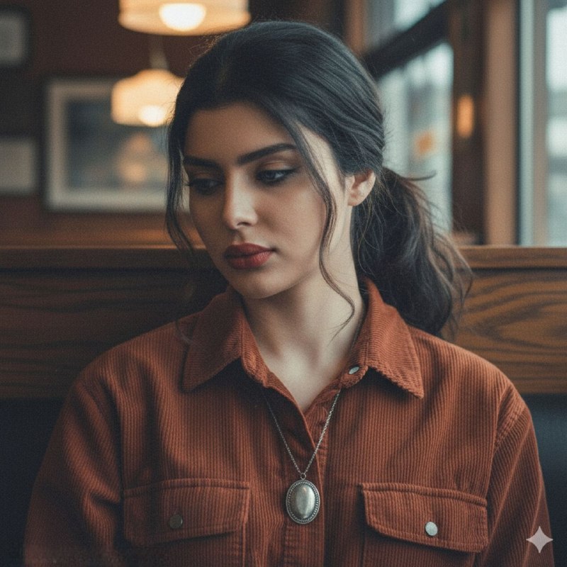 ​زن با حس نوستالژی فیلمیک رترو Ultra...