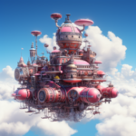 https://prompthero.com/prompt/f09d7537905 midjourney 52 futuristic structure which is...
