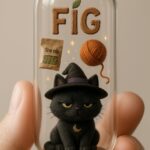 A close-up shot of a transparent, elongated glass capsule held delicately betwee...