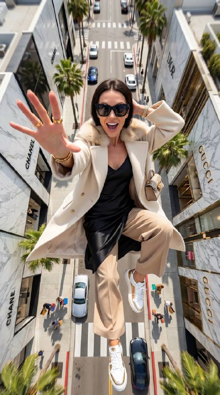 Prompt – Nano Banana ProHigh angle surreal...