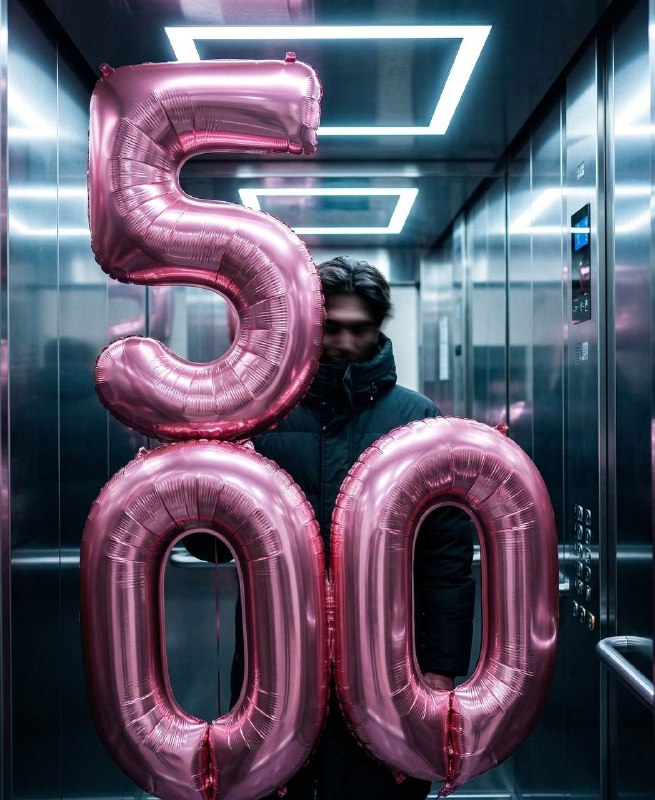 НАС 500! Спасибо что остаетесь с нами....