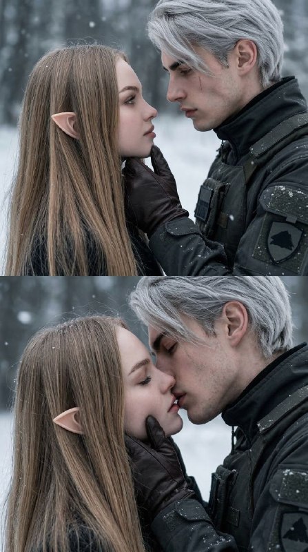 Ultra realistic portrait of a couple (appearance...