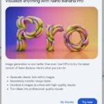 داخل وبسایت جمینای اومده Nano Banana Pro...