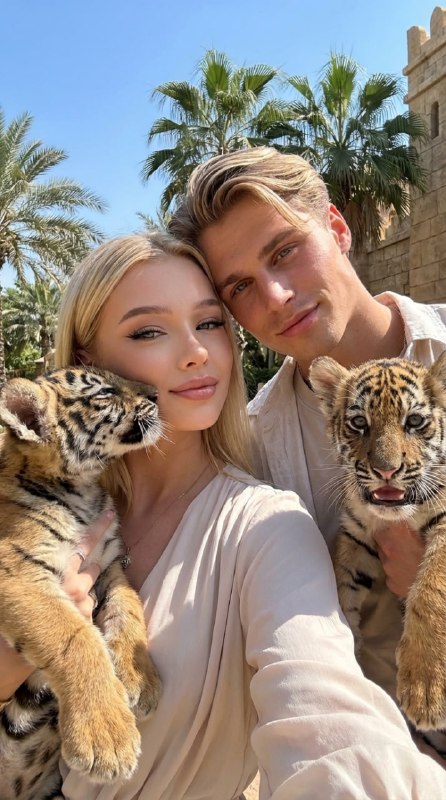 Создаем парное селфи с тигрятамиВажно! Чтобы добиться...