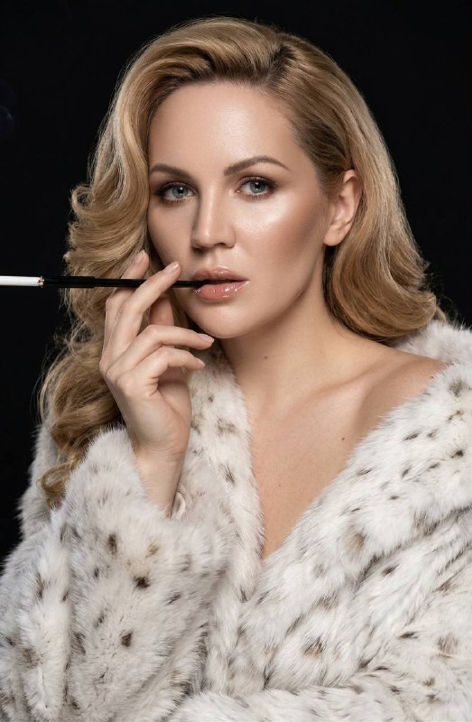 A high fashion cinematic portrait with rich...