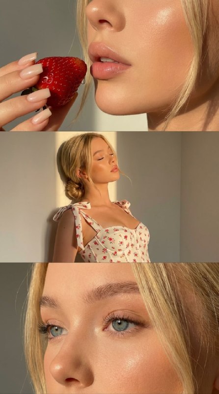 Создаем теплый триптих с клубникойВажно! Чтобы добиться...