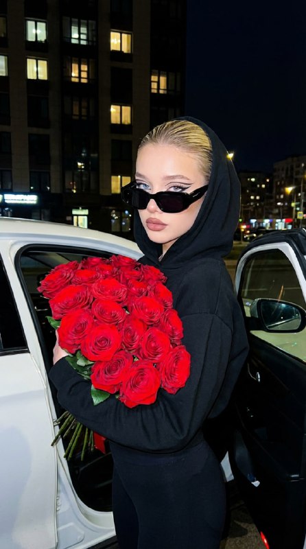 Делаем ночное фото с букетом розВажно! Чтобы...