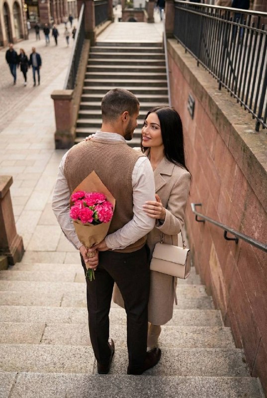 Staircase Romance Меню создать изображение NANO BANANO...