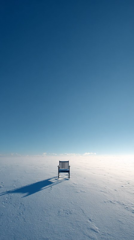 СтулГенерируем одинокий стул на открытой местности с...