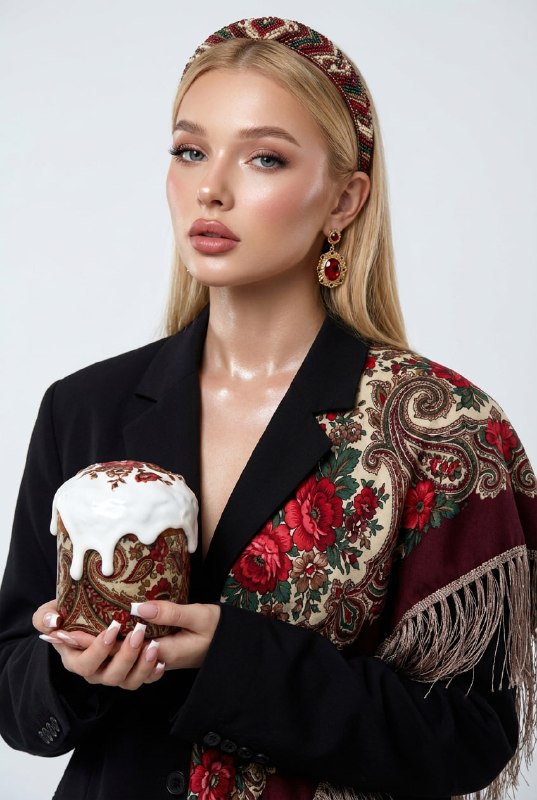 Создаем фото c куличомВажно! Чтобы добиться такого...