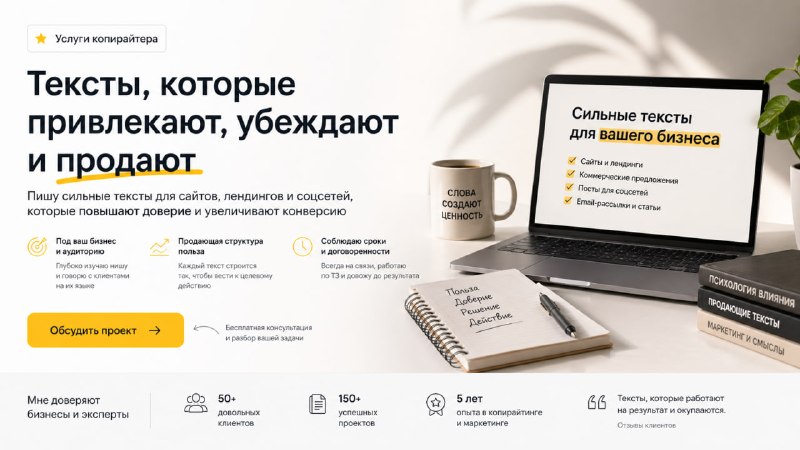 Дизайн лендингаГенерируем очень крутой и качественный дизайн...