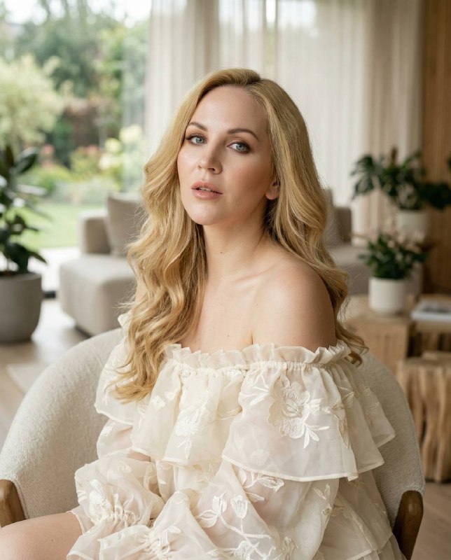 Фотореалистичный нежный fashion портрет в светлом современном...