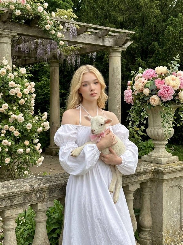 Создаем нежное фото с ягненкомВажно! Чтобы добиться...