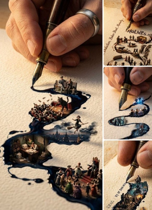 Промпт:A gigantic human hand holding a massive...