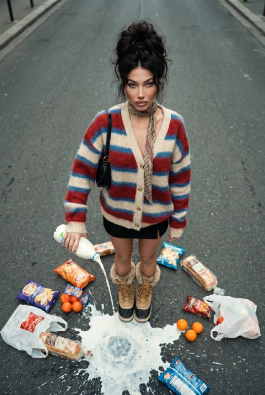 Milk Chaos Меню создать изображение NANO BANANO...