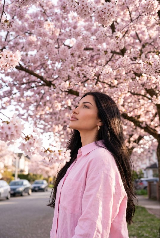 Cherry Blossom SpringМеню создать изображение NANO BANANO...