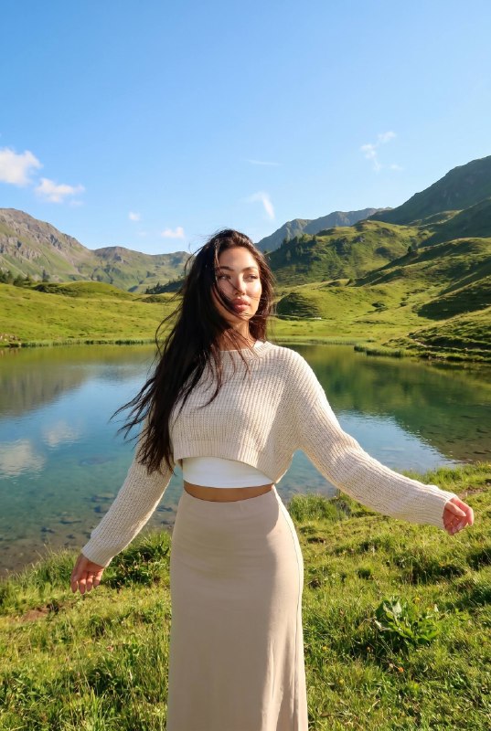 Mountain Lake Меню создать изображение NANO BANANO...