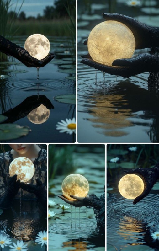 Промпт:Close up: An elegant hand in a...