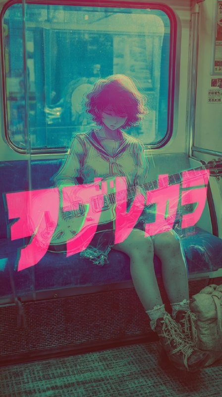 Японский поездГенерируем красивые кадры из Японии по...