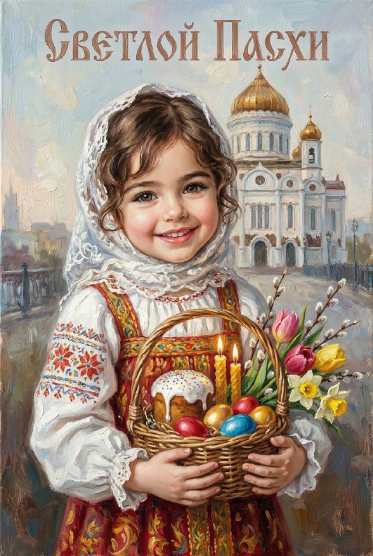 Bright EasterМеню создать изображение NANO BANANO PRO...