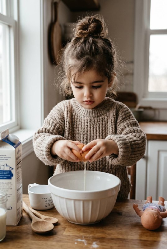 Toddler Baking Меню создать изображение NANO BANANO...