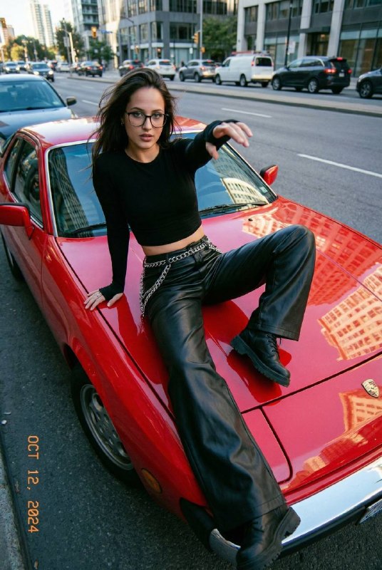 • Вертикальный портретный кадр с сильной перспективой...