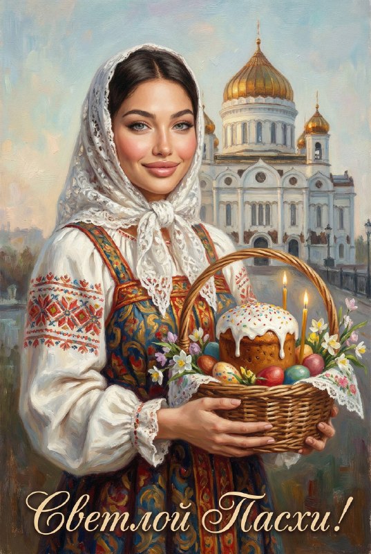 Поздравляем всех со Светлой Пасхой! Мира добра...
