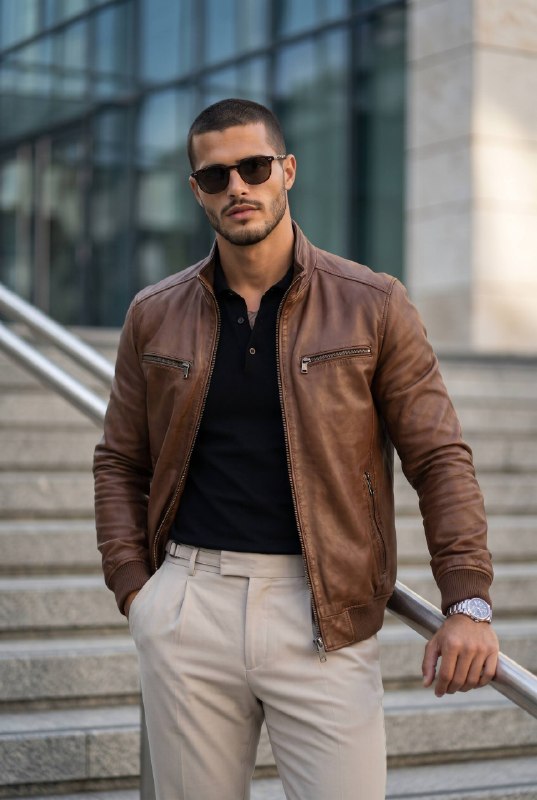 Leather Confidence Меню создать изображение NANO BANANO...